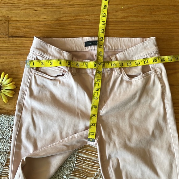 🌺 ANN TAYLOR; “The Skinny” Modern Fit Blush/Pink Colored Jeans; Misses Size 6! - Picture 7 of 9